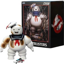 Mey İthalat Jada Toys Nano Scene Ghostbusters Stay Puft Marshmallow Man Figür, 15 Cm, Ecto-1 Araç ile