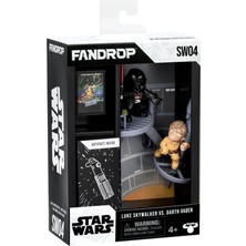 Mey İthalat Fandrop SW04-STAR Wars: The Empire Strikes Backâ - Luke Skywalker Vs. Darth Vader, Herhangi Bir Star Wars Koleksiyonunu Geliştirmek Için Bir Ekran Oluşturan Epik Diorama, Eserler ve Sahne