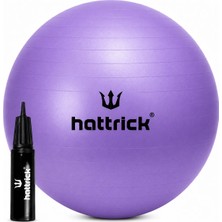 Hattrick Hb-65 Pilates Topu 65 Cm+Pompa Lila
