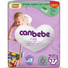 Mey İthalat Canbebe Baby Diapers Bebek Bezi, Pfxf 2 Star Xl 17X4
