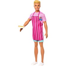 Mey İthalat Barbie Mysteries: Beach Detectives Ken Bebek Çıkarılabilir Klasik Kıyafeti ve Önlük ile Atıştırmalıklar Gibi Hikaye Anlatımını Zenginleştiren Aksesuarlarıyla, JFV65