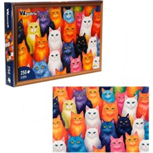 Mey İthalat Puzzle 250 Cats-3