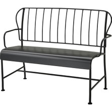 Hobiurun Bahçe bankı, gri, 115x56x87 cm, mindersiz