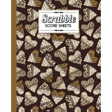 Mey İthalat Scrabble Score Sheet: Hearts Scrabble Score Sheet, Scrabble Game Record Book For Up To 4 Players, Scrabble Game Sheets For Board Game Words Building, 121 Pages, Size 8" x 10"