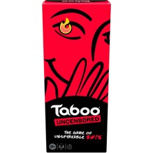 Mey İthalat Hasbro Gaming Sadece Yetişkinler Için Tabu Sansürsüz Masa Oyunu | 17+ Yaş | 4+ Oyuncu | 20 Dakika Ortalama. | Yetişkinler Için Komik Nsfw Parti Oyunları