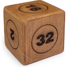 Mey İthalat Shark Anatolia Ahşap Vido Zar Doubling Cube 45X45MM
