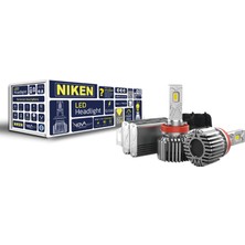 Mey İthalat Niken H11 LED Xenon Nova Soft Serisi, 55W Arıza Işığı Yakmaz 12/24V Araç Far Ampulü