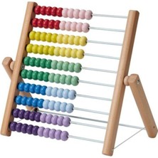 Mey İthalat Ikea Underhalla Çok Renkli Eğitici Çocuk Abaküs 33 cm
