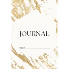 Mey İthalat Gold Marble Journal
