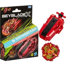Mey İthalat Beyblade x Soar Phoenix 9-60GF Deluxe Ip Fırlatıcı Seti, Saldırı Tipi Sağ Dönen Top Oyuncak; 8 Yaşındaki Erkek ve Kız Çocuklar Için Harika Hediye