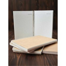 Esila Kağıtçılık Kareli Defter 14,8X21 cm | Göz Yormayan Geri Dönüşüm Kağıdı | 140 Sayfa