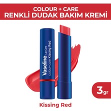 Vaseline Colour Care Renkli Dudak Bakım Kremi Kissing Red 3 gr
