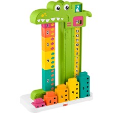 Mey İthalat Fisher-Price Matematikçi Timsah Fisher-Price Matematikçi Timsah, Okul Öncesi Çağdaki Çocuklar Için Eğitici Oyuncak ve Üst Üste Dizilebilir 10 Blok JCT13