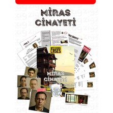 Mey İthalat Mysterious Cases Miras Cinayeti, Dedektif Kutu Oyunu, Seri Katil Dosyası, 16+ Yaş
