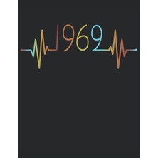 Mey İthalat 101 Mandalas - Colorıng Book Ecg Heartbeat Born In 1969 Year Heart Beat: Funny Retro Vintage Heart Line Birthday Gift - A4 (8. 5X11) - 101 Pages - ... - Relax - Anti Stress - For Coloring