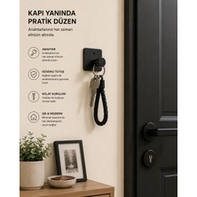 YDGR Çok Amaçlı Metal Duvar Askılığı 1 Kancalı Banyo Mutfak Antre Askılığı