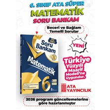 Ata Yayıncılık 6. Sınıf Matematik Ata Süper Soru Bankam Yeni