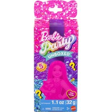Mey İthalat Barbie Party Unboxed Chelsea Oyuncak Bebek Seti, Glam Party Serisi 6 Sürpriz, Evcil Hayvan ve Renk Değişimi Dahil (Stiller Farklı Olabilir), JFY04