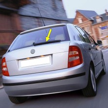 Mey İthalat Arka Cam Silecek Kolu Kapak Takım 6Y6955707 Skoda Fabia Hb 1 ile Uyumlu 2000-2008