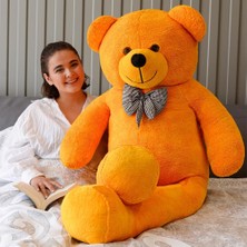 Mey İthalat 160 cm Dev Pelüş,papyonlu Peluş Ayı,yumuşak ve Sevimli Büyük Boy Oyuncak,sarılmalık Ayı,papyonlu Ayıcık,sevgiliye Hediye Ayıcık (Sarı)