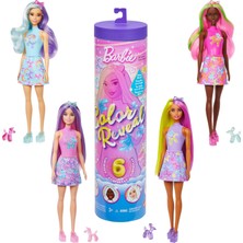 Mey İthalat Barbie Color Reveal Bebek ve Aksesuarlar, Renk Değişimi Dahil 6 Sürprizi ve Balondan Mini Hayvan Figürüyle, Balondan Hayvan Figürleri Serisi (Stiller Çeşitlilik Gösterebilir), JFV58