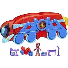 Mey İthalat Spıdey And Hıs Amazıng Frıends Hasbro 2'si 1 Arada Örümcek Caterpillar Genel Merkezi Oyun Seti, 3 Yaş ve Üzeri, Okul Öncesi Oyuncak, 61 cm
