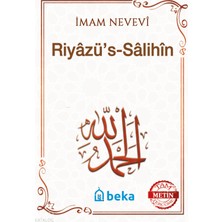 Riyazüs Salihin - Imam Nevevi - (Tam Metin) - (2. Hamur) - (Karton Kapak) Beka Yayınları Imam Nevevi