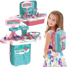Mey İthalat Ogi Mogi Toys Doktor Oyun Seti Eğitici 2’si 1 Arada Sırt Çantası