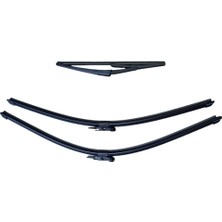 Mey İthalat VASS41 Ön Cam Arka Cam Silecek Seti Mercedes Benz A Serisi W169 ile Uyumlu 2005-2012