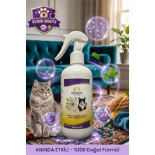 Mengu Petcare Kedi Kumu ve Tuvaleti Koku Giderici - Bebek Pudrası Kokulu Idrar ve Çişi Leke Çıkarıcı Sprey 250 ml