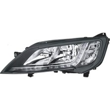 Mey İthalat Far Sağ Motorlu Siyah Çerçeveli Fiat Ducato Maxi, Peugeot Boxer, Citroen Jumper 14 LED (Ballast Dahil) Ayf 505220