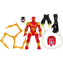 Mey İthalat Mixmashers Marvel Iron Spider Özel Spider-Man Karıştır ve Eşleştir Deluxe Aksiyon Figürü ve Aksesuarları
