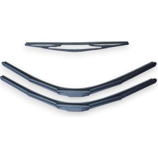 Mey İthalat VASS41 Ön Cam Arka Cam Silecek Seti 6426XY Citroen Xsara Picasso ile Uyumlu 1999-2005