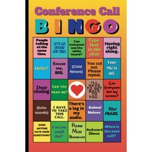 Mey İthalat Independently Published Conference Call Bingo | Take Notes, Play Bingo, Doodle Along On The Call | 6x9 Inches