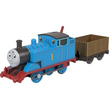 Mey İthalat Thomas & Friends Fisher-Price Motorlu Oyuncak Treni, Klasik Thomas Akülü Motor ve Kargo Arabası, Okul Öncesi Çocuklar Için Hikaye Anlatma Oyunu