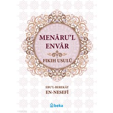 Fıkıh Usulü - Menarul Envar Beka Yayınları Nesefi