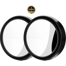 Mey İthalat Fiat 500 L 2012-2024 Universal Oto Yuvarlak Kör Nokta Aynası - Mini Yapışma Ikili Set