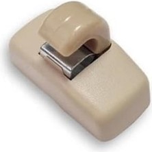 Mey İthalat Güneşlik Tutucu Klipsi Kanca Bej Krem 3B0857561B Seat Leon Mk1 ile Uyumlu 2000-2005