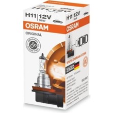 Mey İthalat Osram H11 Sis Far Ampul Takımı 55W 12V Alman Üretimi(2 Adet)