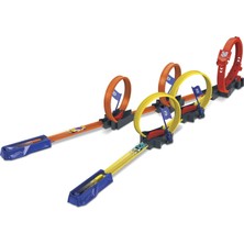 Mey İthalat Hot Wheels Çok Çemberli Yarış Seti™ Hot Wheels Çok Çemberli Yarış™ Oyun Seti ve 1 Araba, 4-10 Yaş Arası Çocuklar Için Hediye HDR83