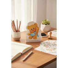 Mey İthalat Miniso Lisanslı Butterbear Serisi Not Defteri Mini Boy Kompakt Tasarım 10.7 cm