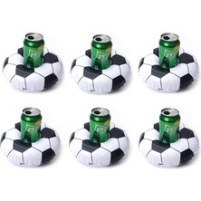 Mey İthalat Netavantaj Futbol Topu Desenli Şişme Havuz Deniz Bardak Tutucu Float Bar 6 Adet