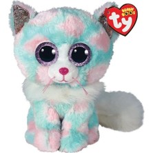 Mey İthalat Ty Beanie Boos Regular Opal Cat Pastel 15 Cm.
