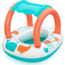 Mey İthalat Bestway Gölgeli Konfor Peluş Bebek Teknesi 33 x 26 Inç Veya 84 x 67 cm