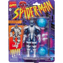 Mey İthalat Marvel Legends Serisi Kardiac, Örümcek Adam Çizgi Roman Figürü, Harita Arka Planlı, Retro Stil