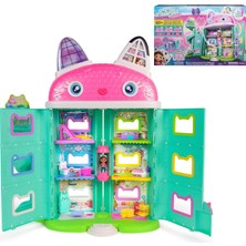 Mey İthalat Gabby's Dollhouse: The Movie, Meow-Mazing Interactive Dollhouse, 7 Odalar, LCD Ekran Gözler, Figürler, Sound Fx, 3 Yaş ve Üzeri Kız ve Erkek Çocuk Oyuncakları