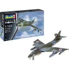 Mey İthalat Revell 03833 Hawker Hunter Fga.9 1:144 Ölçekli Yapısız/boyasız Plastik Model Kiti