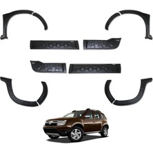 Mey İthalat Dacia Duster ile Uyumlu Hornet Kapı ve Çamurluk Koruma Dodik Set 2010 2017
