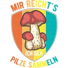 Mey İthalat Pilzsammler Notizbuch: Mir Reichts Ich Geh Pilze Sammeln Pilzkorb / 6x9 Zoll / 120 Gepunktete Seiten (German Edition)