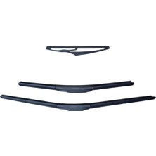 Mey İthalat Ön Arka Cam Silecek Renault Megane 2 Hb Hatchback ile Uyumlu 2003-2005